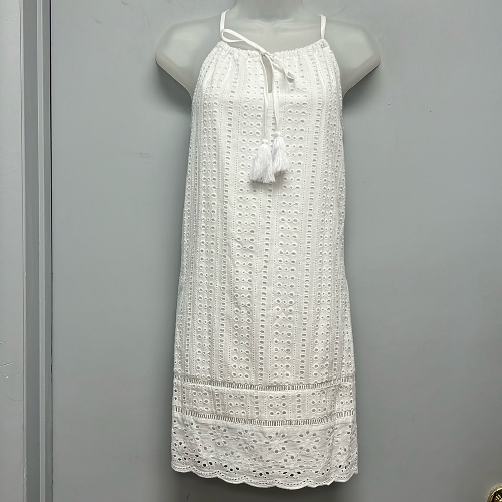 NWT Jade Melody Tam White Eyelet Dress XS - Picture 1 of 13